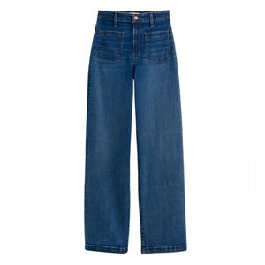 Madewell The Curvy Emmett Wide-Leg Jean: Patch
Pocket Edition in Allentown Wash